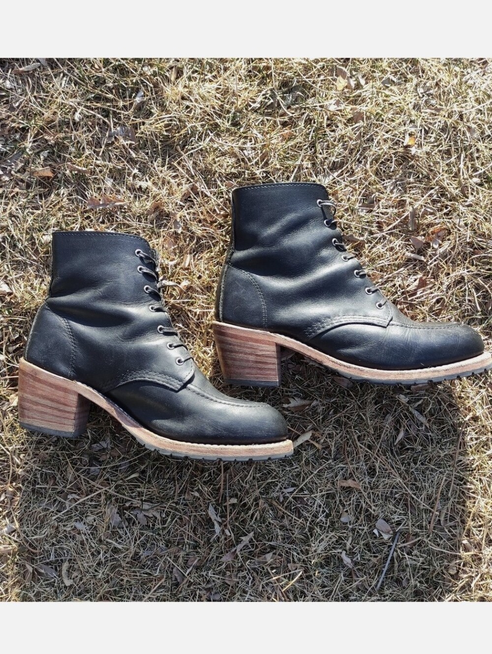 Red Wing Clara Heeled Boots in Black, Women's Size 9.5